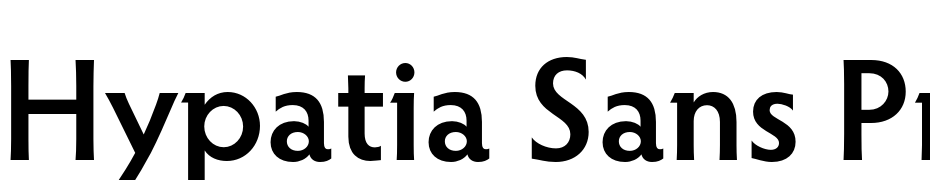 Hypatia Sans Pro Semibold Yazı tipi ücretsiz indir